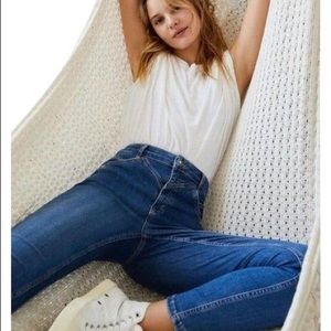 NWT Free People Riley Seamed Skinny in Daybreak